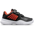 KSwiss Tennis Shoes Court Express STRAP Allcourt black/orange Toddlers